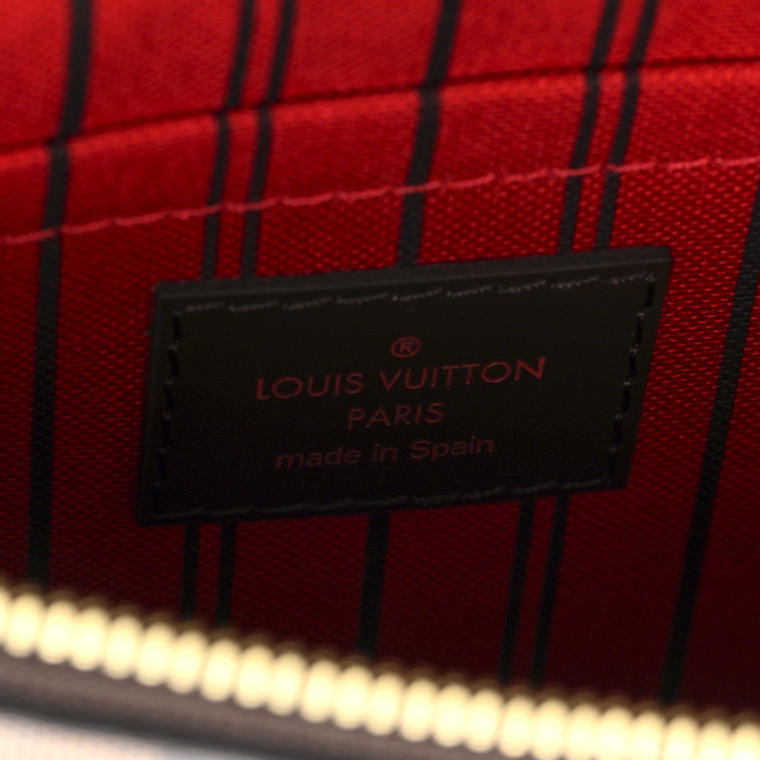 Louis Vuitton Damier Ebene Neverfull MM GM Pochette 6 of 6