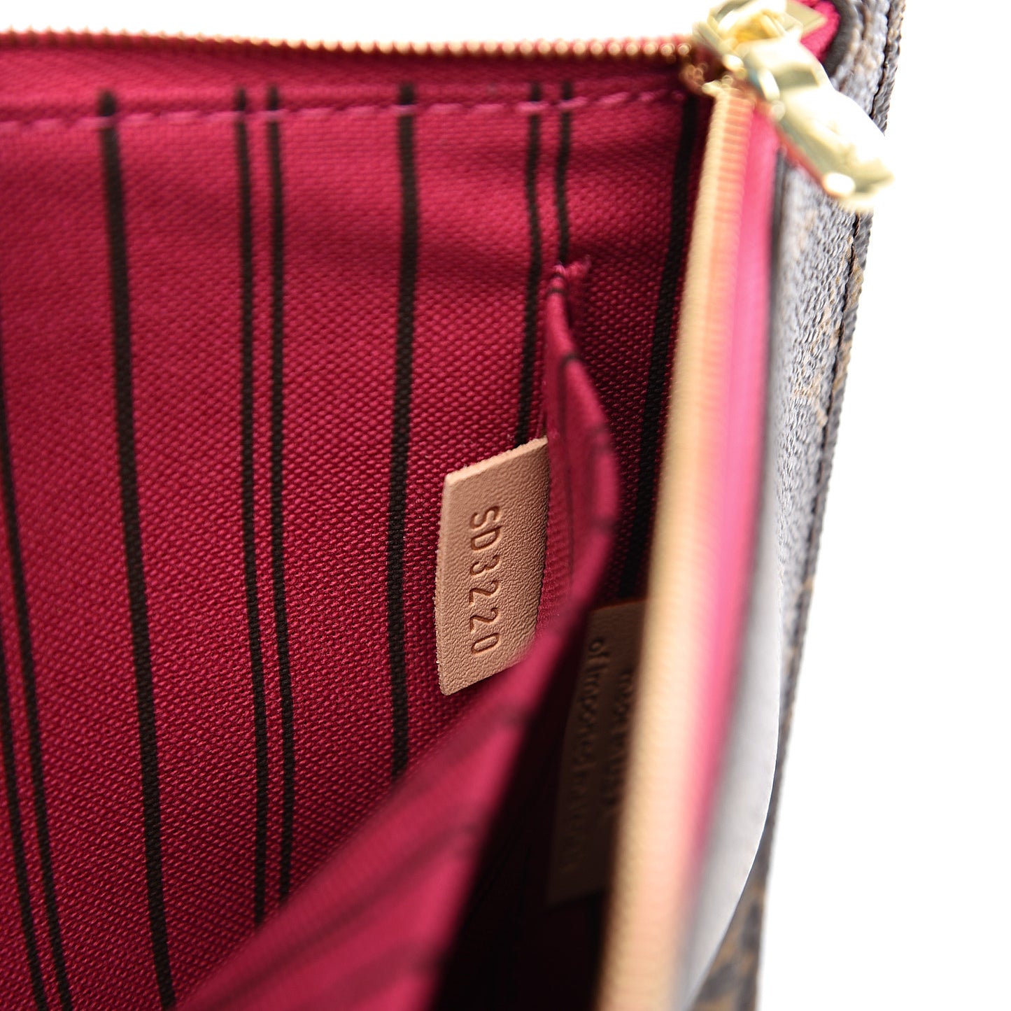 Monogram Neverfull MM GM Pochette Pivoine