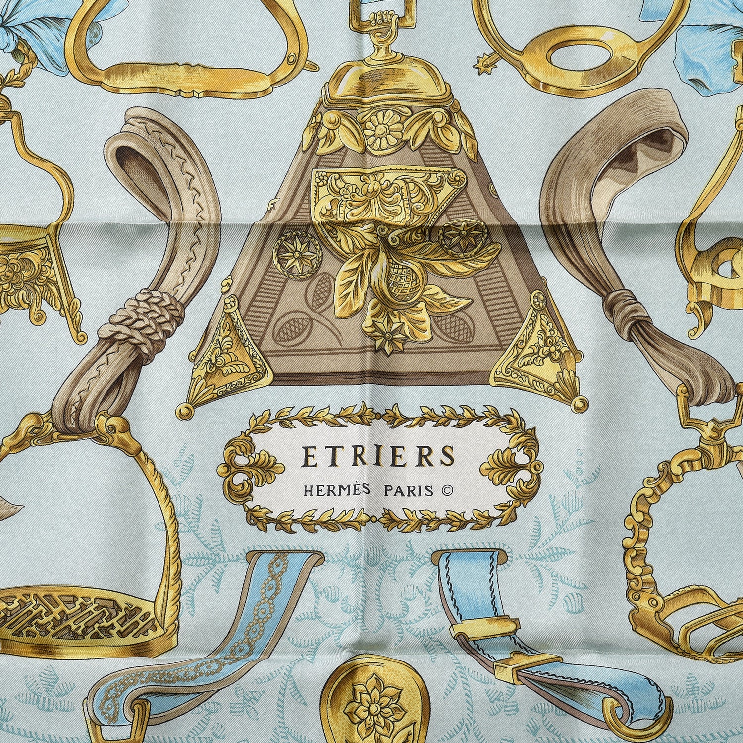 Hermes Silk Etriers Scarf 90 2 of 4