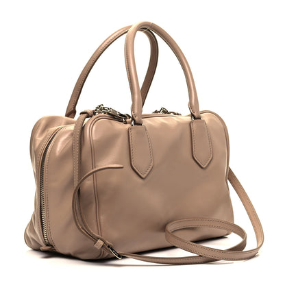 Prada Soft Calf Medium Inside Tote Cammeo Rosa 3 of 9