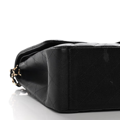 Chanel Caviar Quilted Maxi Double Flap Black 8 of 12