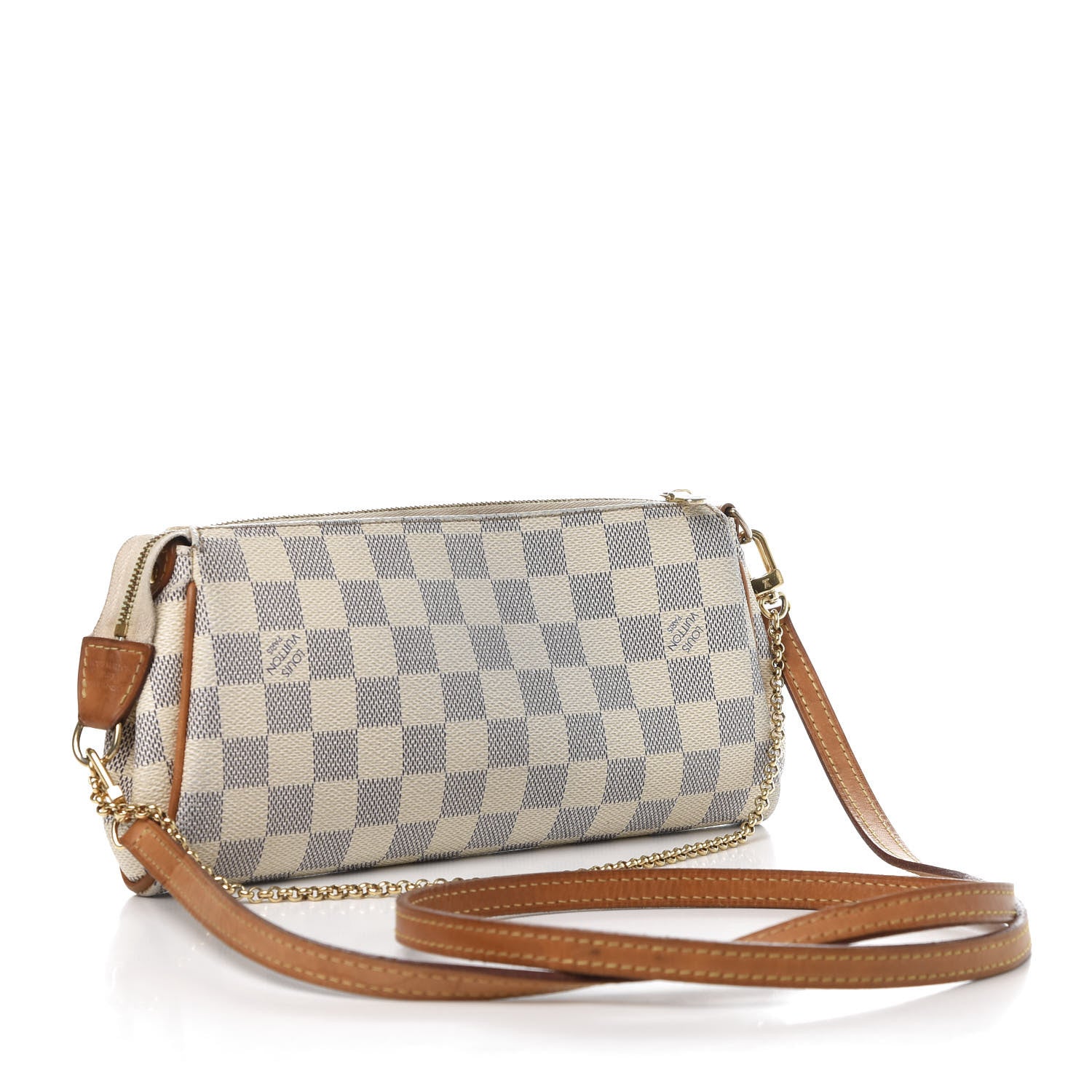 Louis Vuitton Damier Azur Eva Clutch 3 of 13