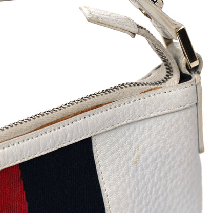 Gucci Calfskin Web Small Blondie Hobo White 7 of 8