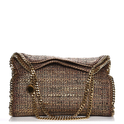 Stella McCartney Metallic Woven Boucle Falabella Gold 1 of 15