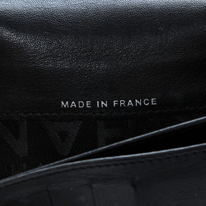 Chanel Grained Patent CC Yen Wallet Black 7 of 8