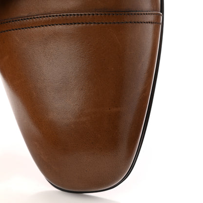 Christian Louboutin Calfskin Mens Mortimer Flats 45 Brown 10 of 16