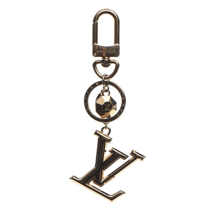 Louis Vuitton LV Facettes Bag Charm Key Holder Gold 1 of 6