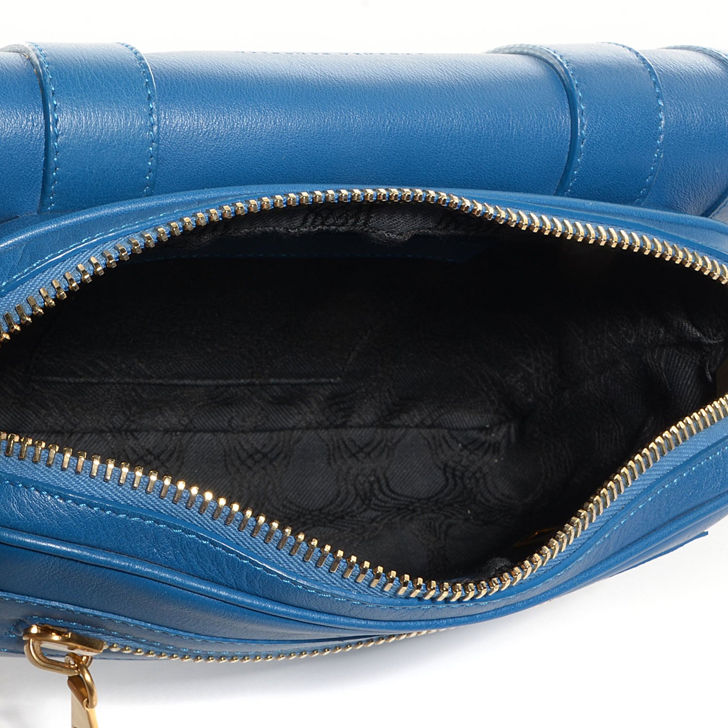 Proenza Schouler Calfskin Chain Strap Double Bag Peacock 10 of 11