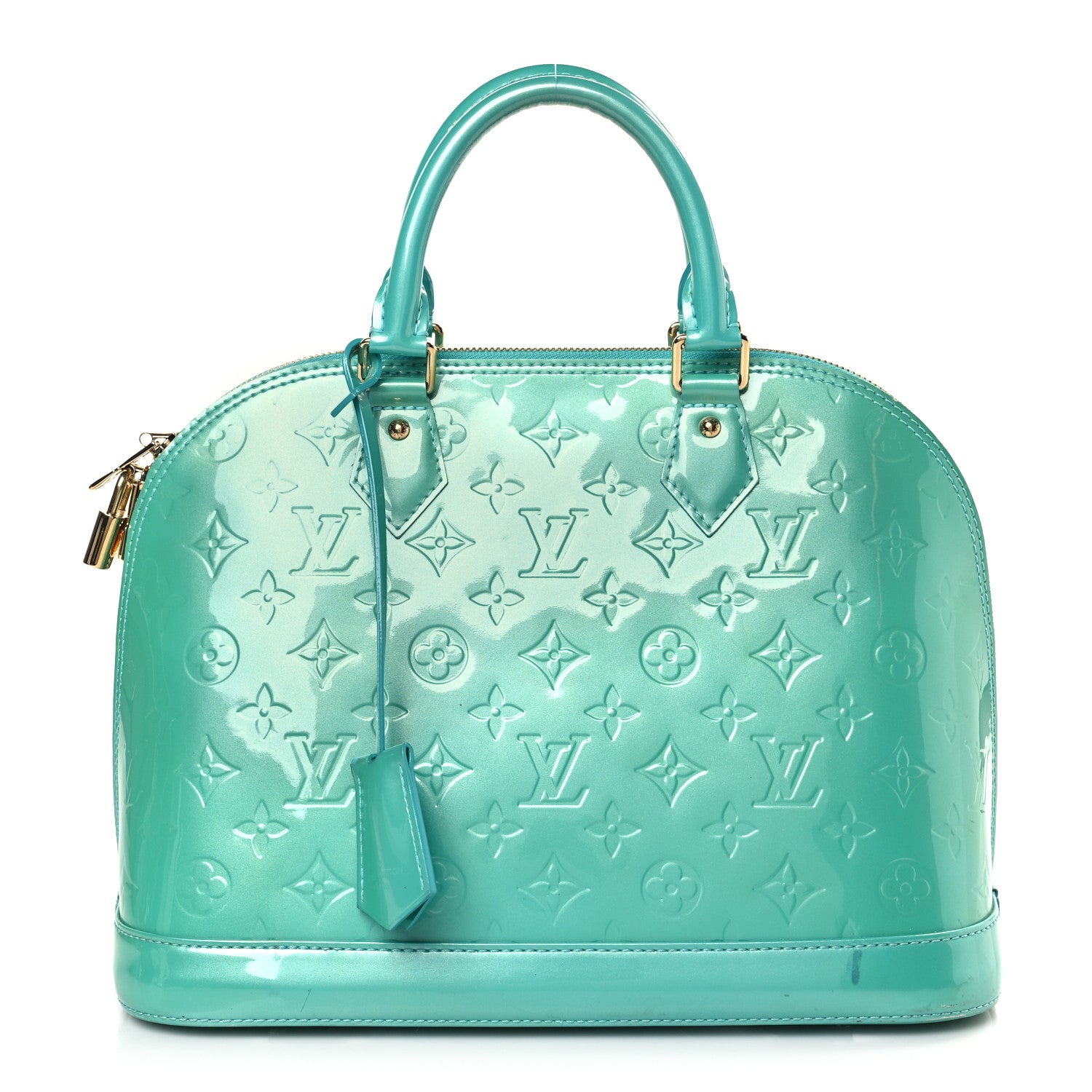Louis Vuitton Vernis Alma PM Blue Lagon 1 of 10