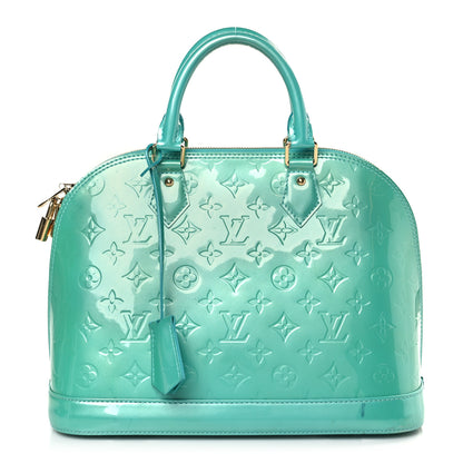 Louis Vuitton Vernis Alma PM Blue Lagon 1 of 10