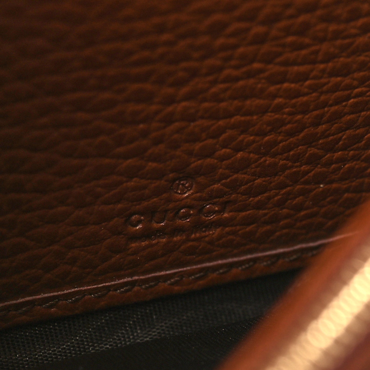 New Denim GG Monogram Jackie 1961 Chain Wallet Blue Tea Cuir