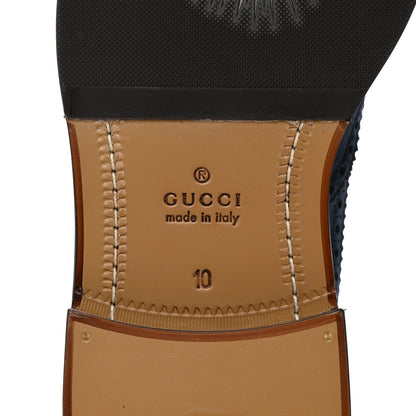 Gucci Nubuck Mens Brogue Derby 10 Blue 10 of 10