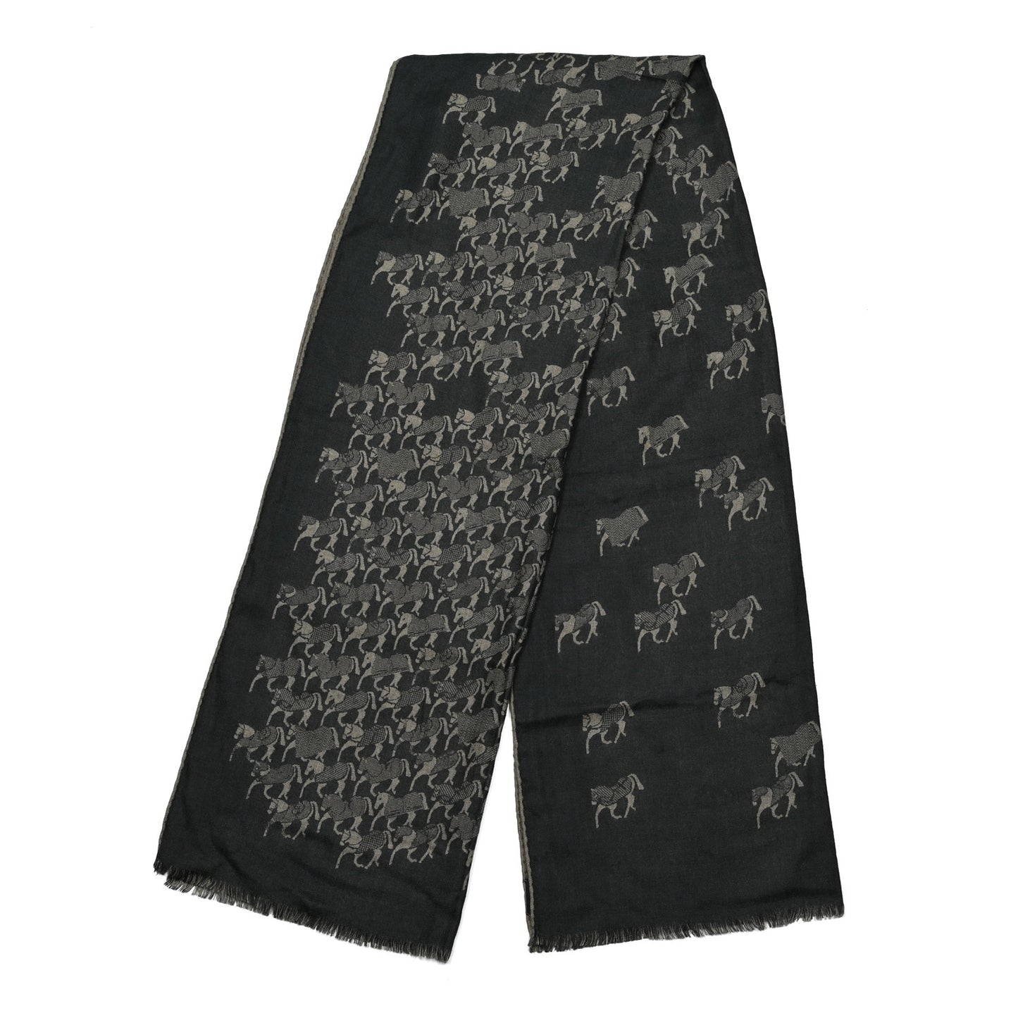 Cashmere Silk Horses Muffler