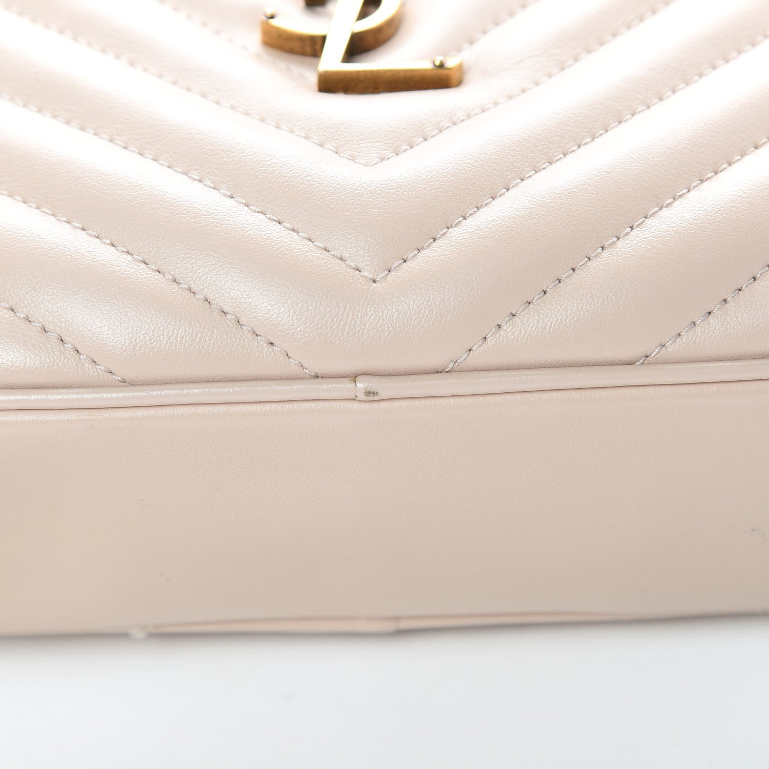 Saint Laurent Calfskin Matelasse Monogram Lou Camera Bag Washed Light Pink 12 of 12