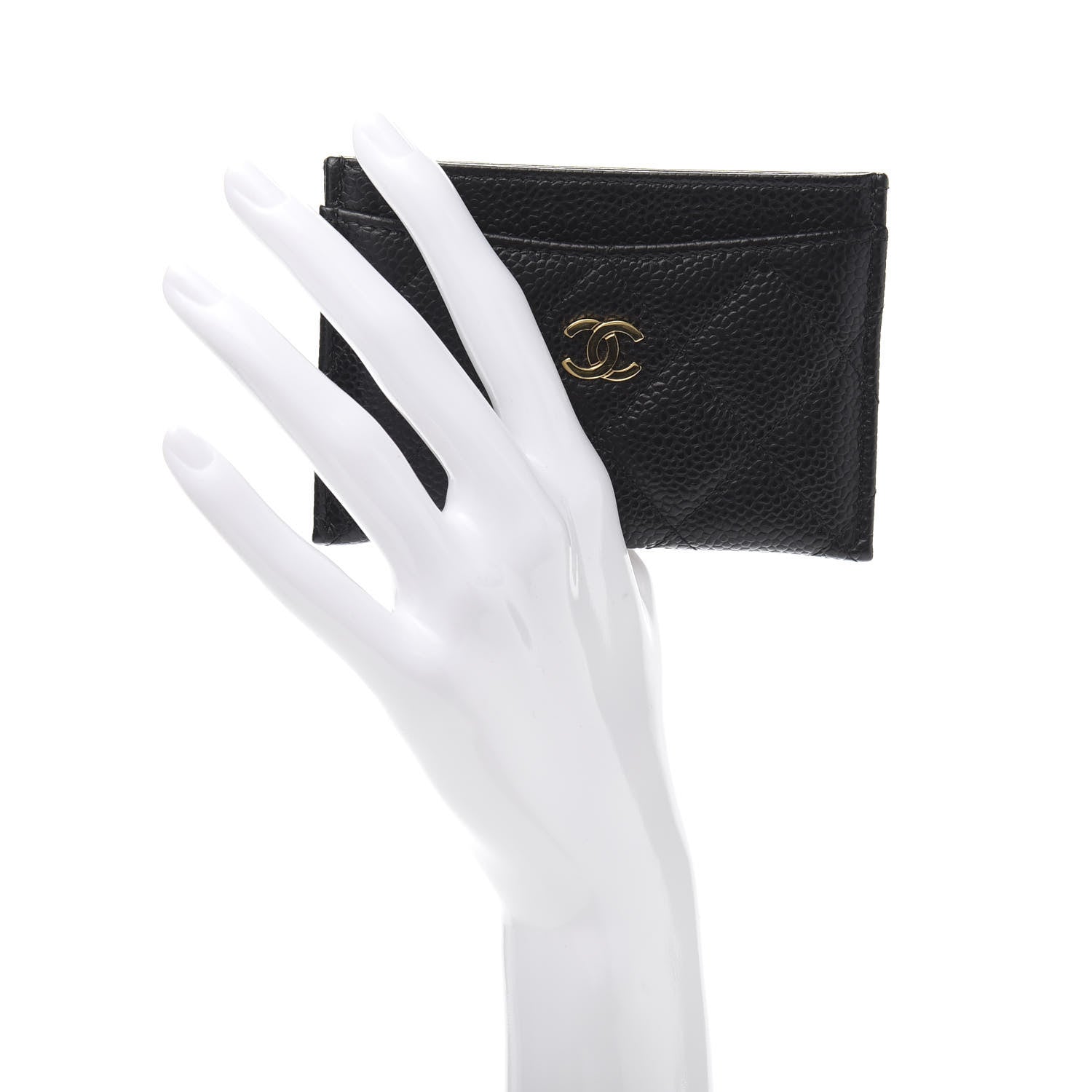 Chanel Caviar Quilted Card Holder Black 2 of 11
