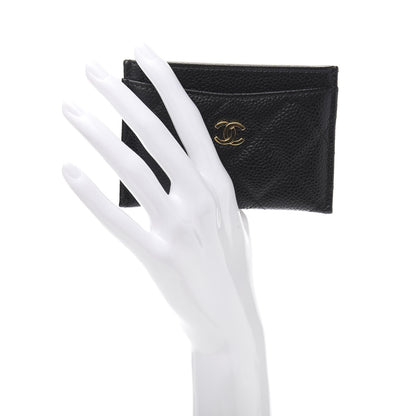 Chanel Caviar Quilted Card Holder Black 2 of 11