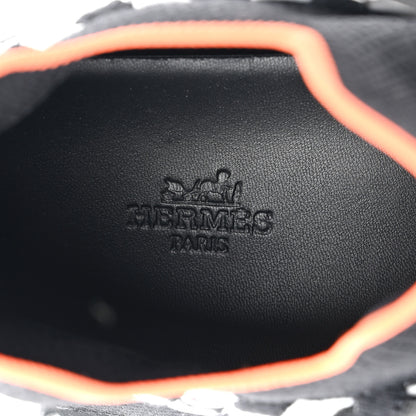 Hermes Knit Bolduc Mens Flex Sneakers 43 Black White 8 of 9