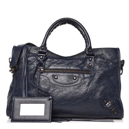 Balenciaga Agneau Classic Hardware City Bleu Obscur 1 of 13
