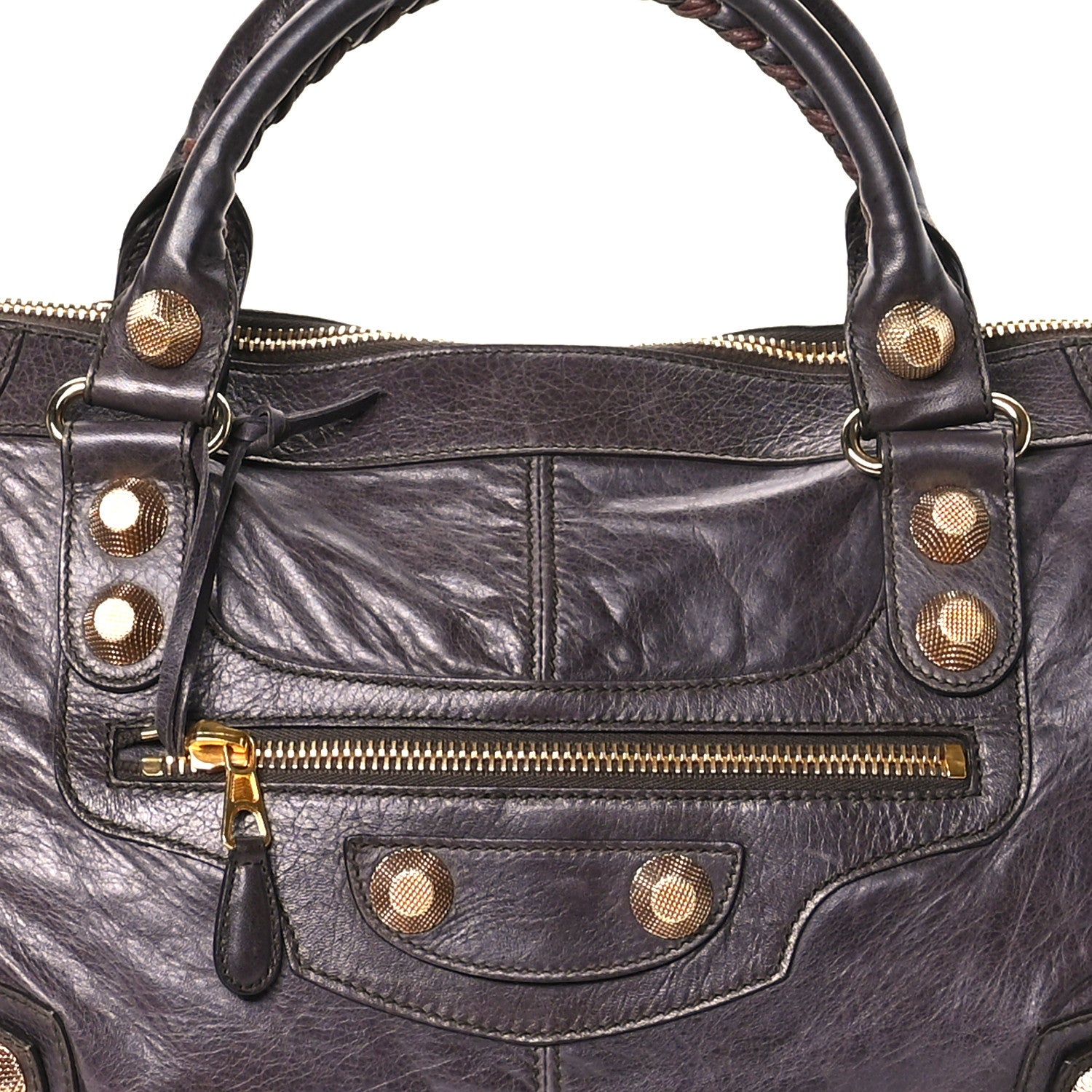 Balenciaga Agneau Giant 21 Gold Hardware Work Charbon 9 of 13
