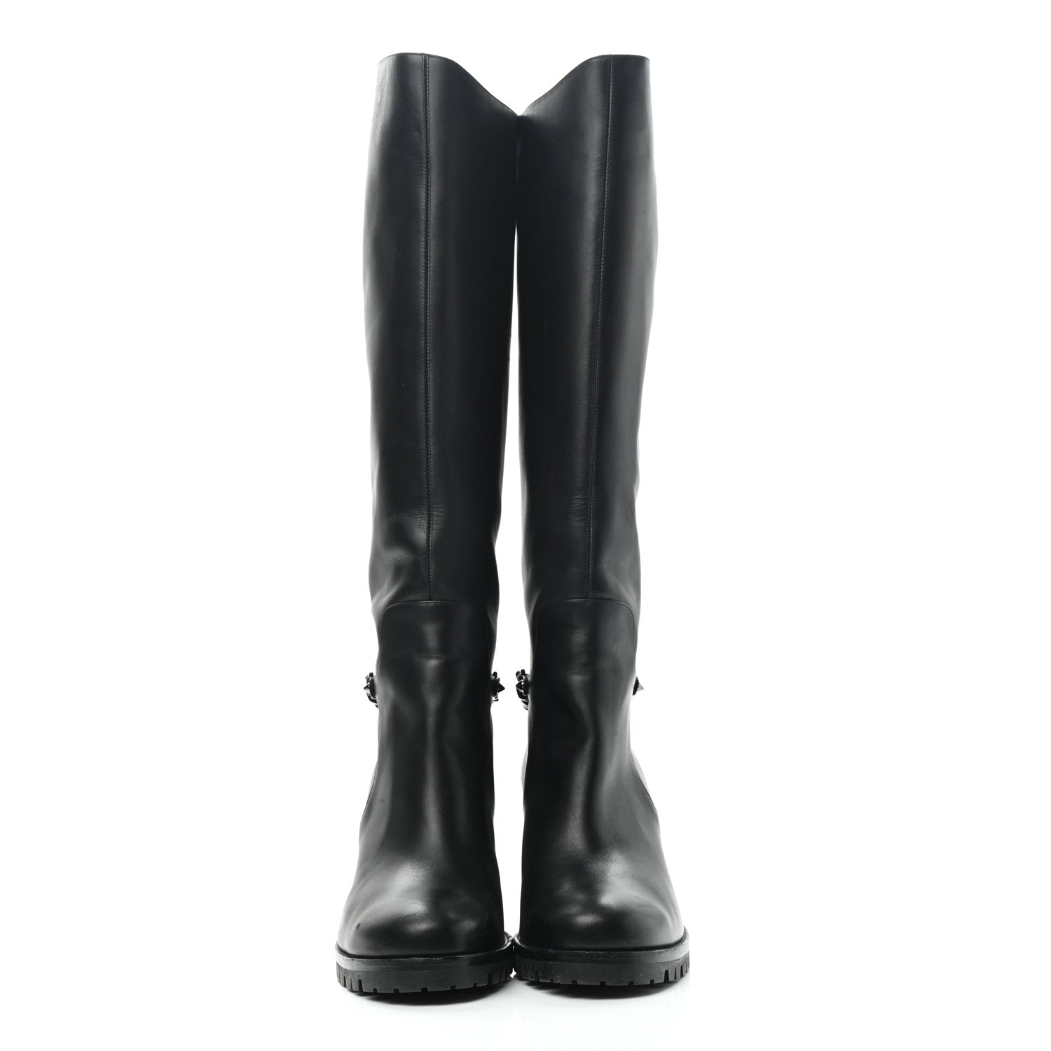 Christian Louboutin Calfskin Napoleo 70 Boots 39 Black 2 of 12