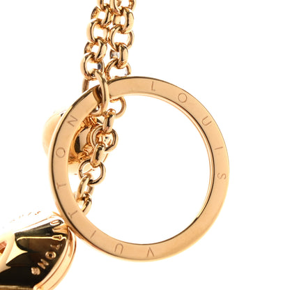Louis Vuitton Metal Eclipse Bag Charm Key Holder Gold 4 of 4
