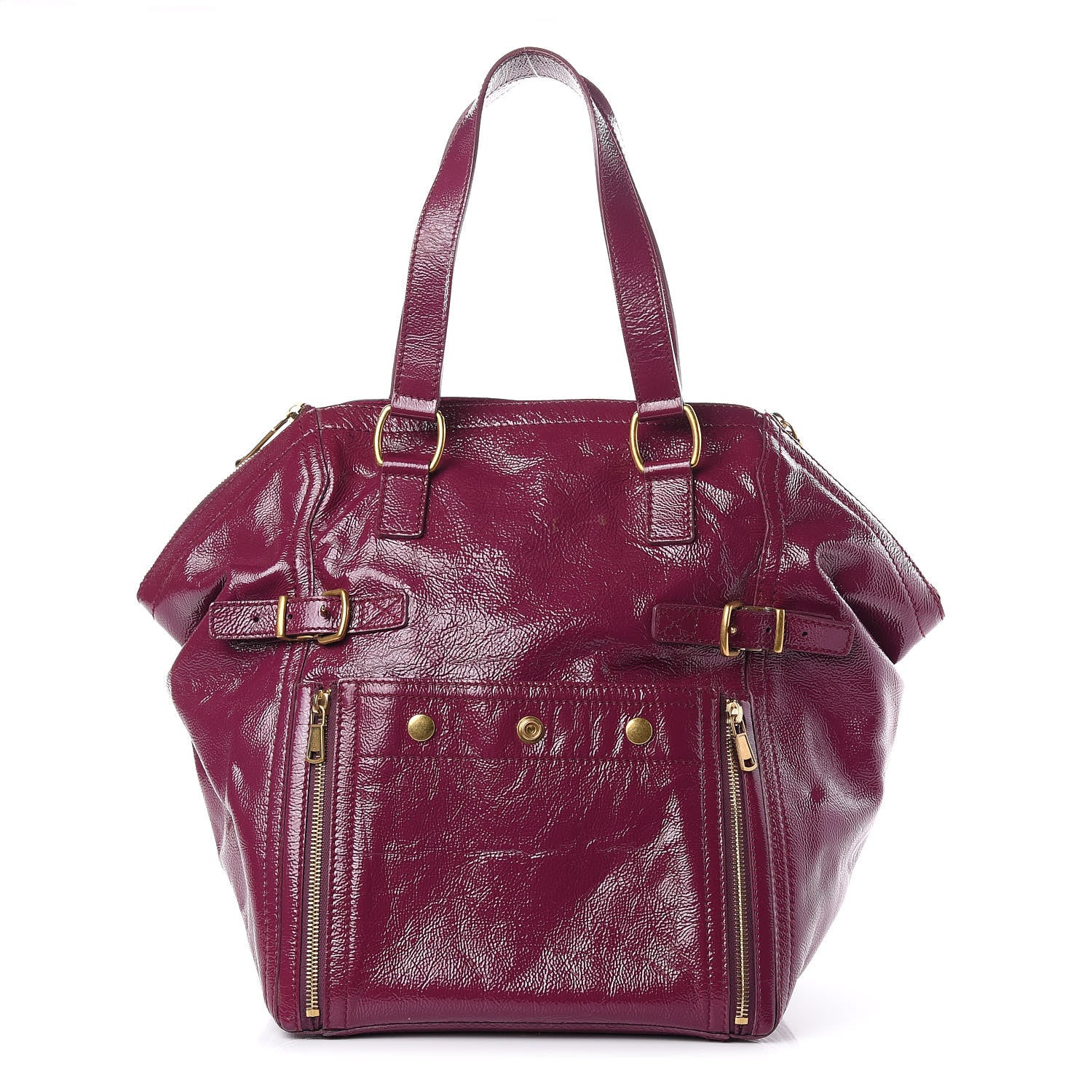 Saint Laurent Patent Medium Downtown Violet 1 of 12