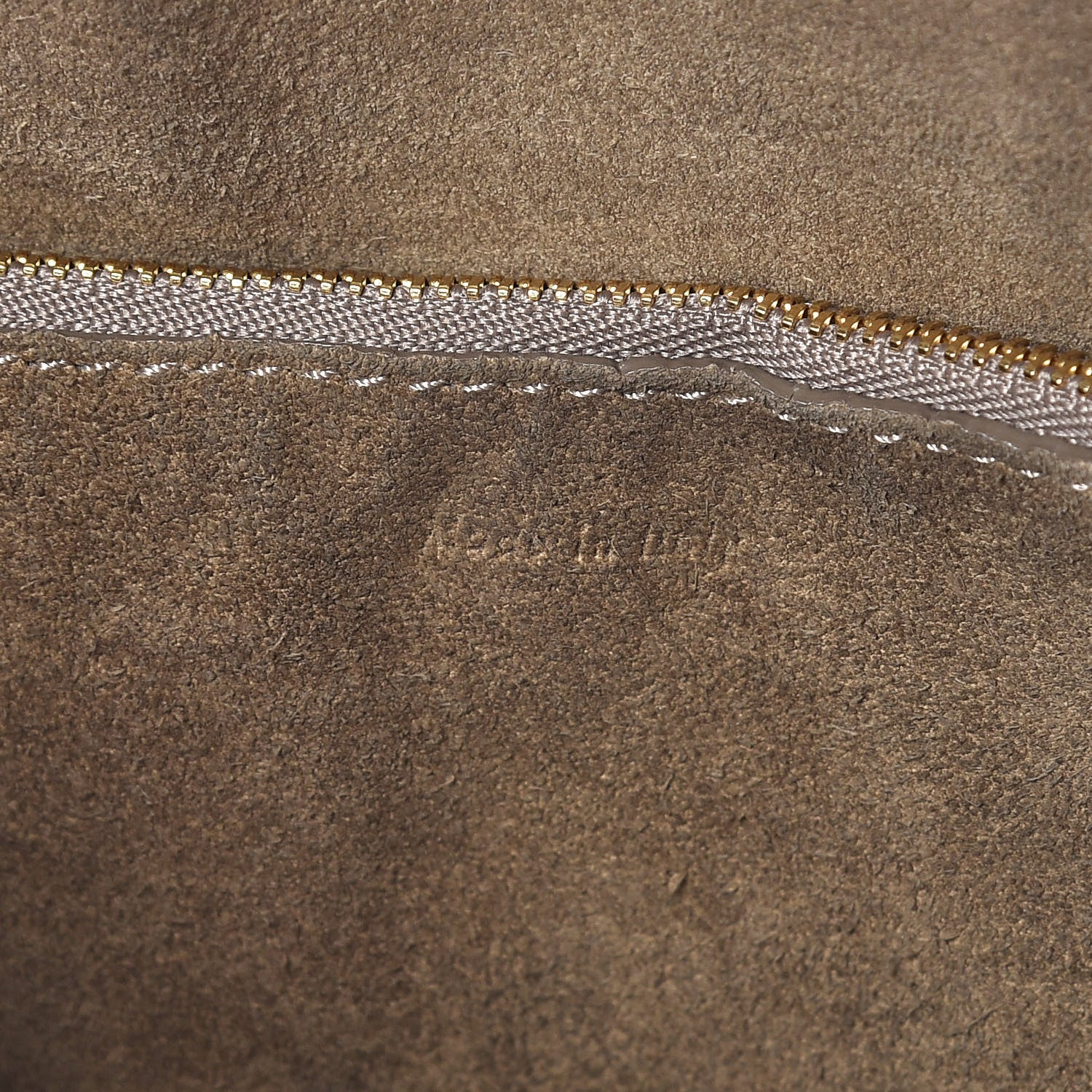 Celine Crisped Calfskin Medium Hobo Light Taupe 8 of 12