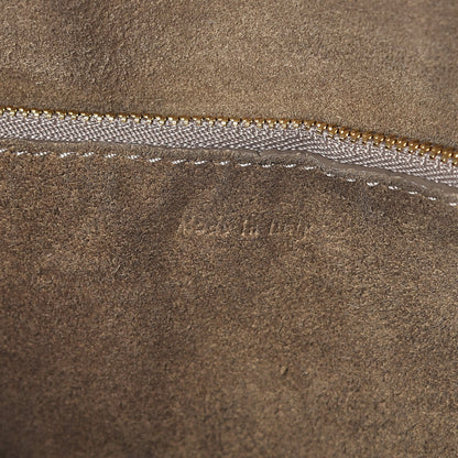 Celine Crisped Calfskin Medium Hobo Light Taupe 8 of 12