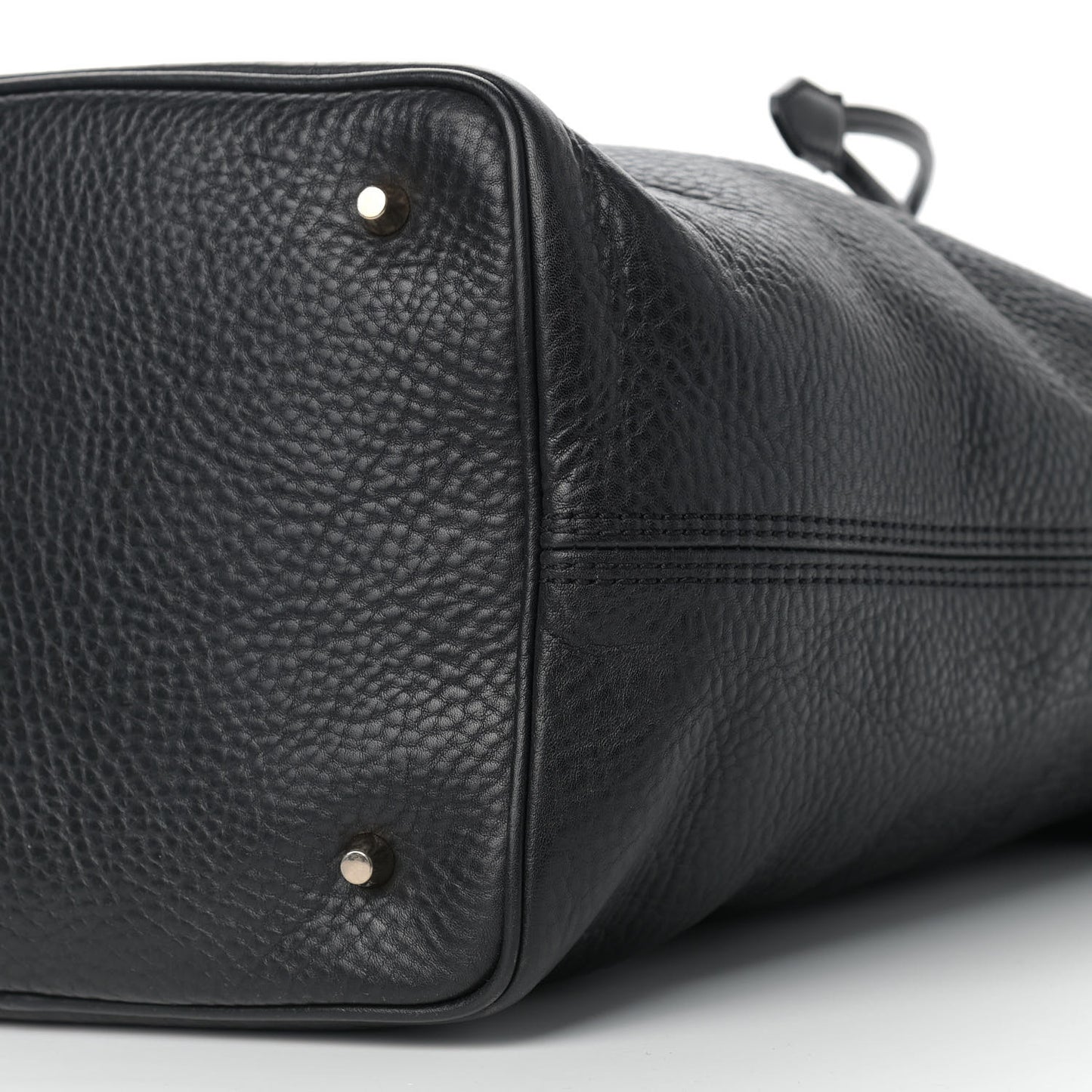 Grainy Calfskin Medium Susanna Hobo Black