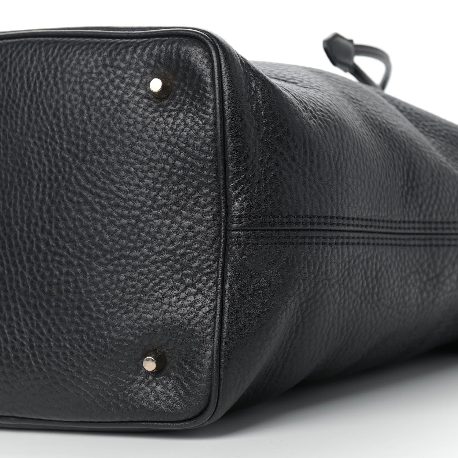 Burberry Grainy Calfskin Medium Susanna Hobo Black 6 of 13