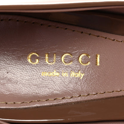 Gucci Patent Cork Platform Pumps 36 Beige 8 of 9