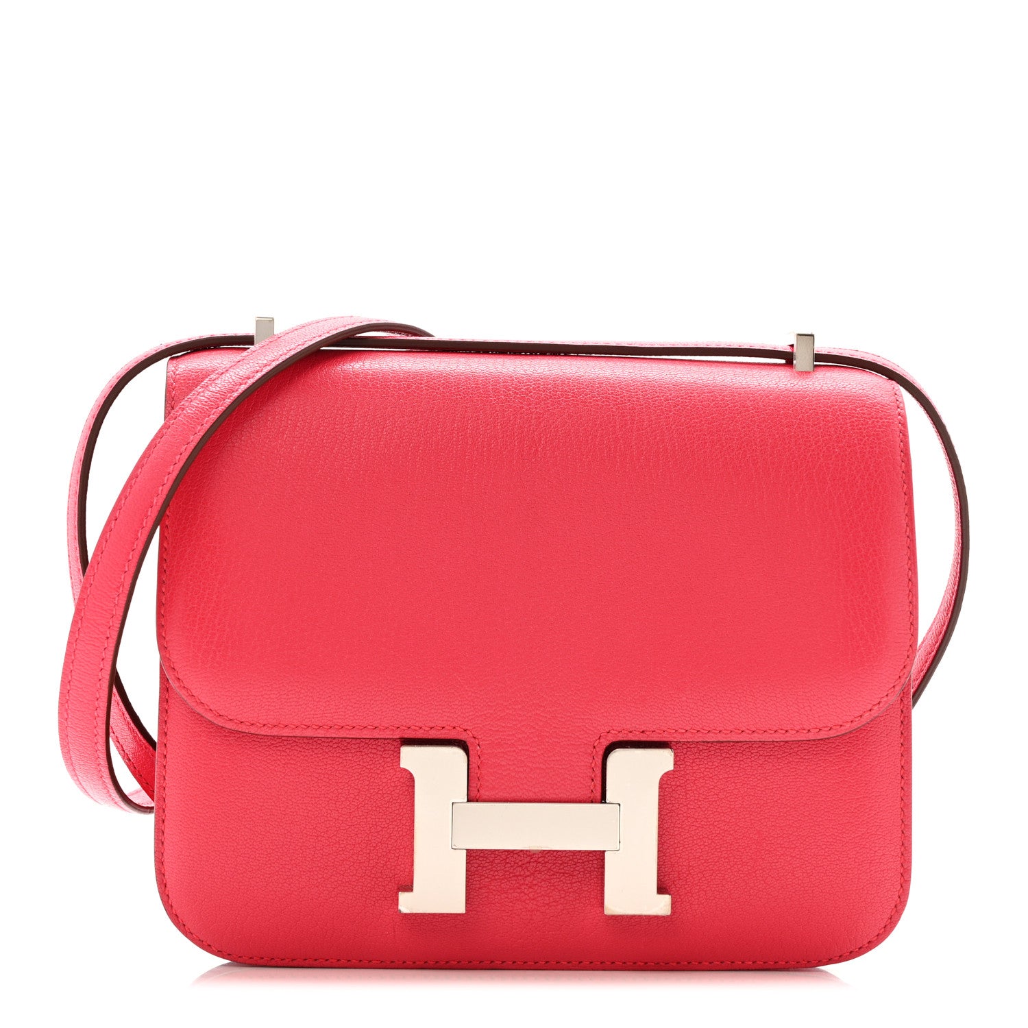 Hermes Chevre Mysore Constance 18 Rose Shocking 1 of 13