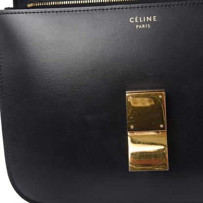Celine Box Calfskin Medium Classic Box Flap Bag Black 9 of 13