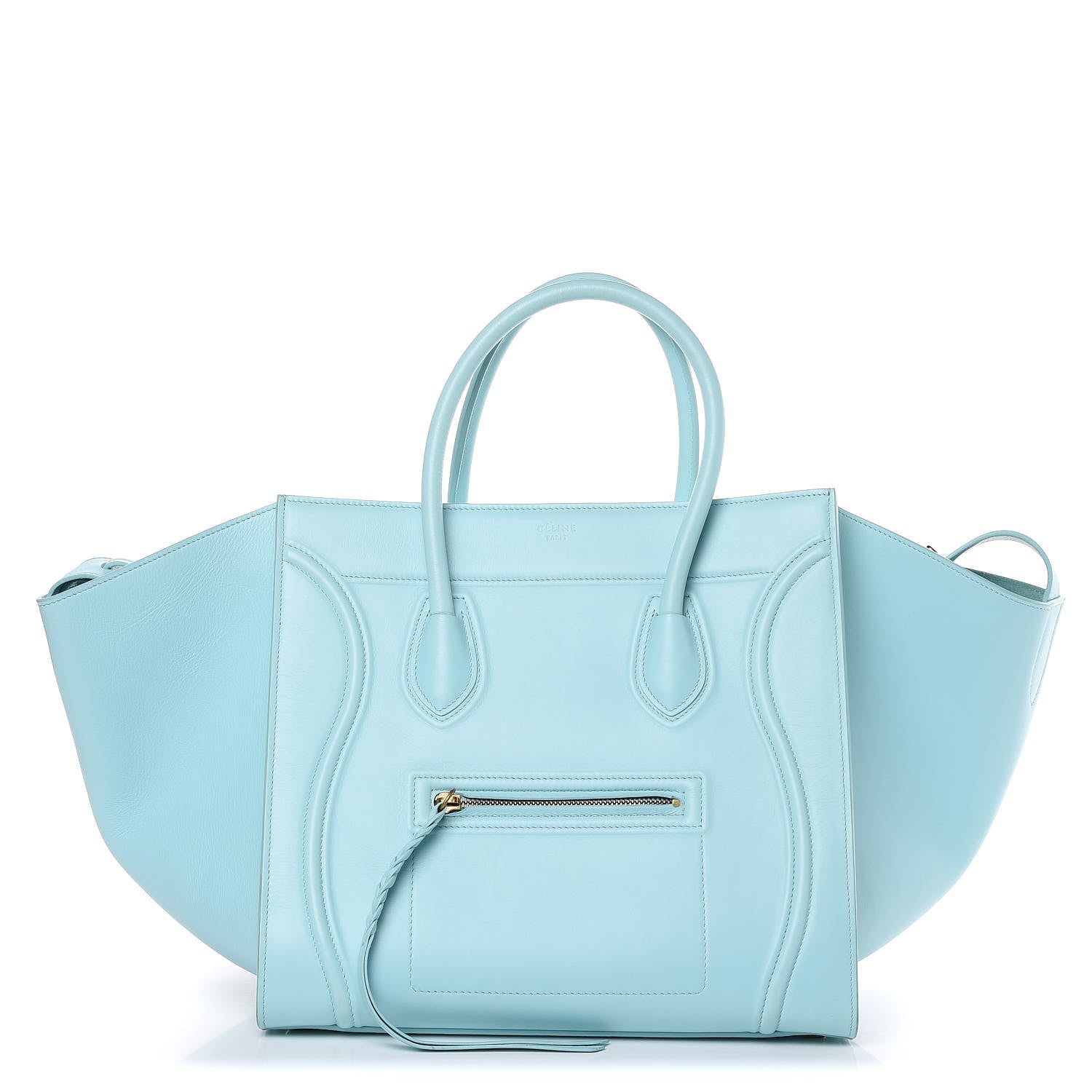 Celine Supple Calfskin Medium Phantom Luggage Azur 1 of 16