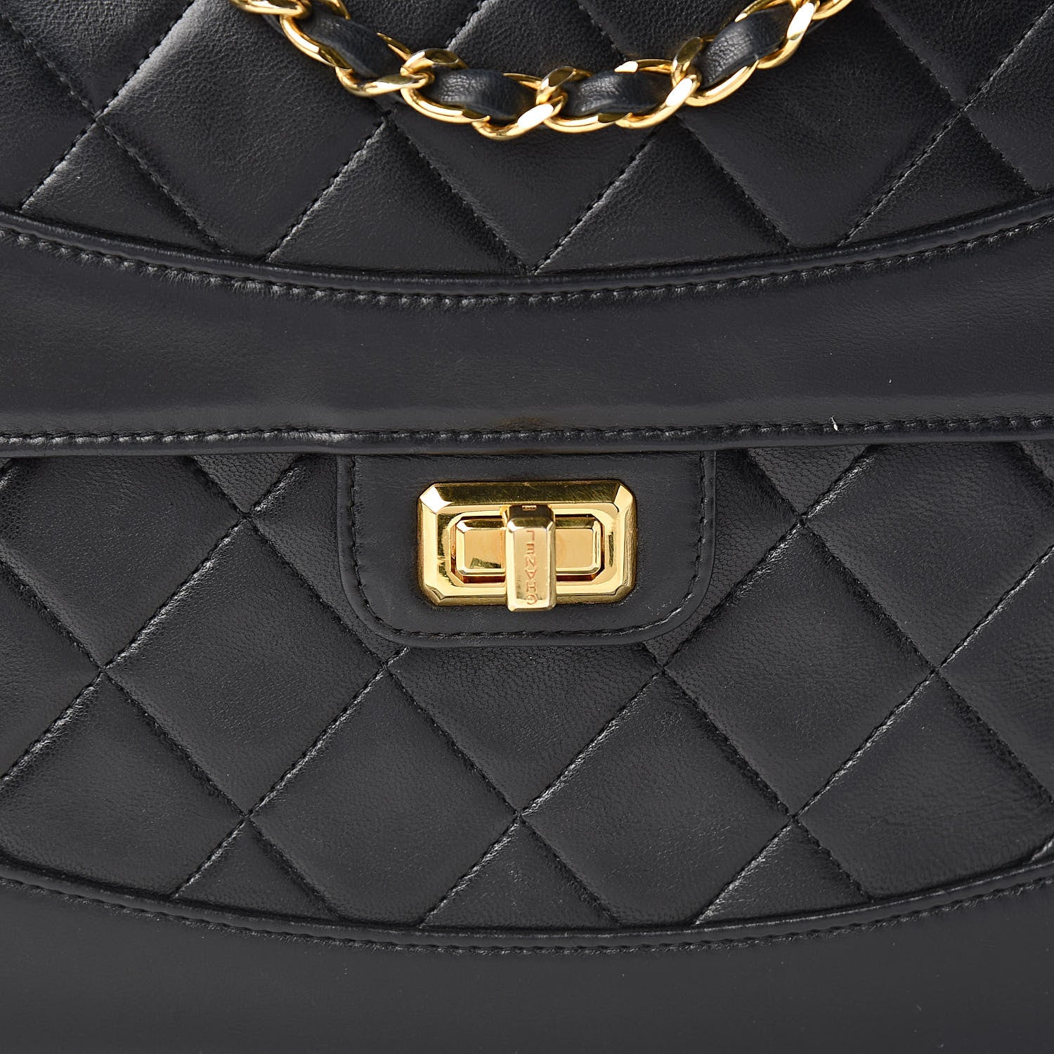 Chanel Lambskin Quilted Medium Mademoiselle Single Flap Black 13 of 13