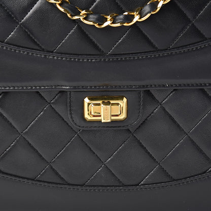 Chanel Lambskin Quilted Medium Mademoiselle Single Flap Black 13 of 13