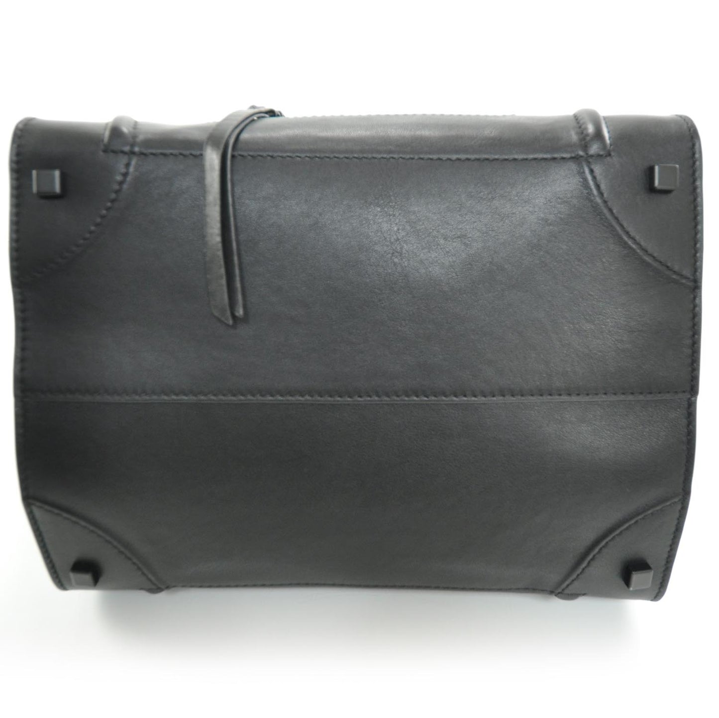 Smooth Calfskin Medium Phantom Luggage Black