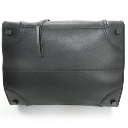 Celine Smooth Calfskin Medium Phantom Luggage Black 4 of 9
