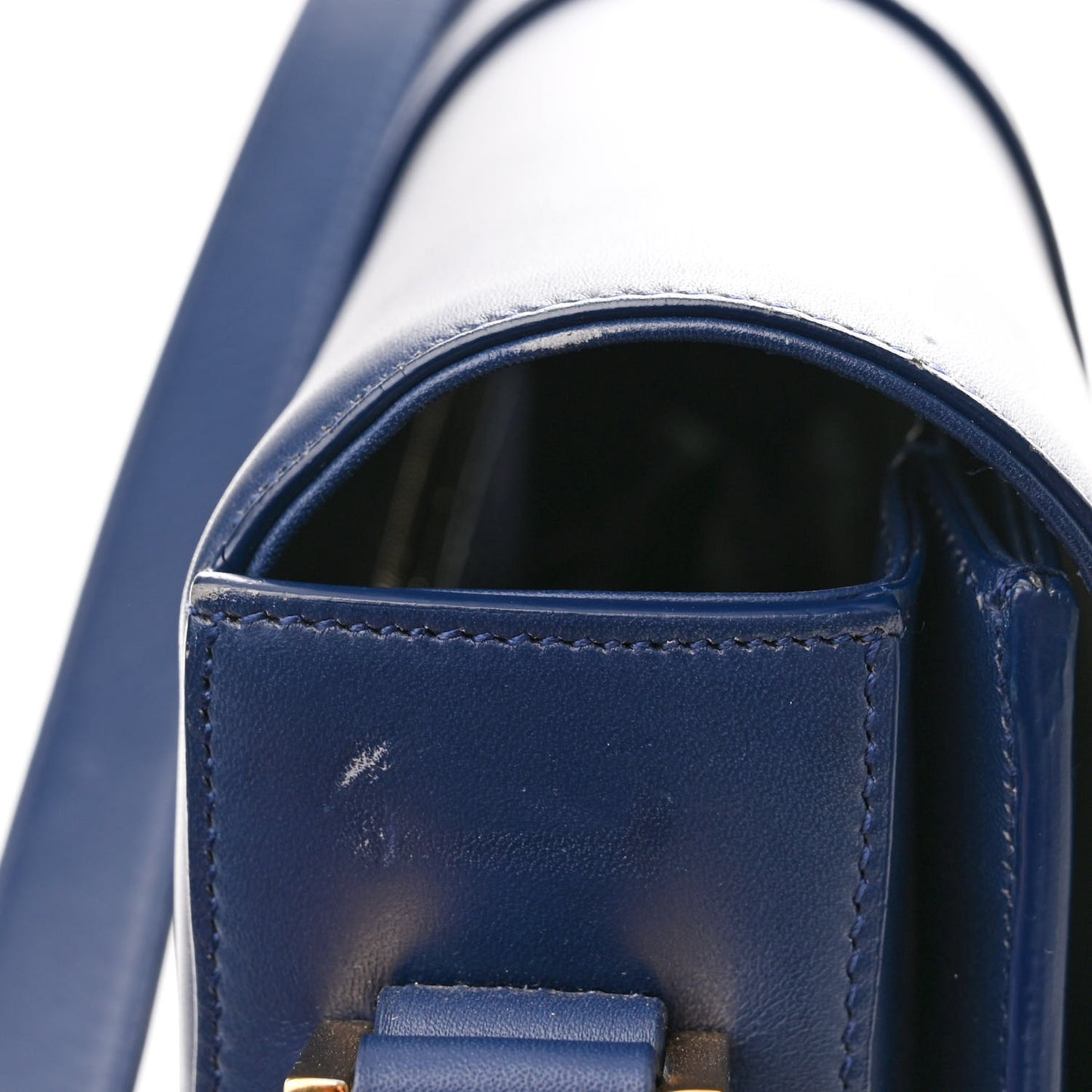 Smooth Calfskin Medium Classic Monogram Universite Bag Deep Marine