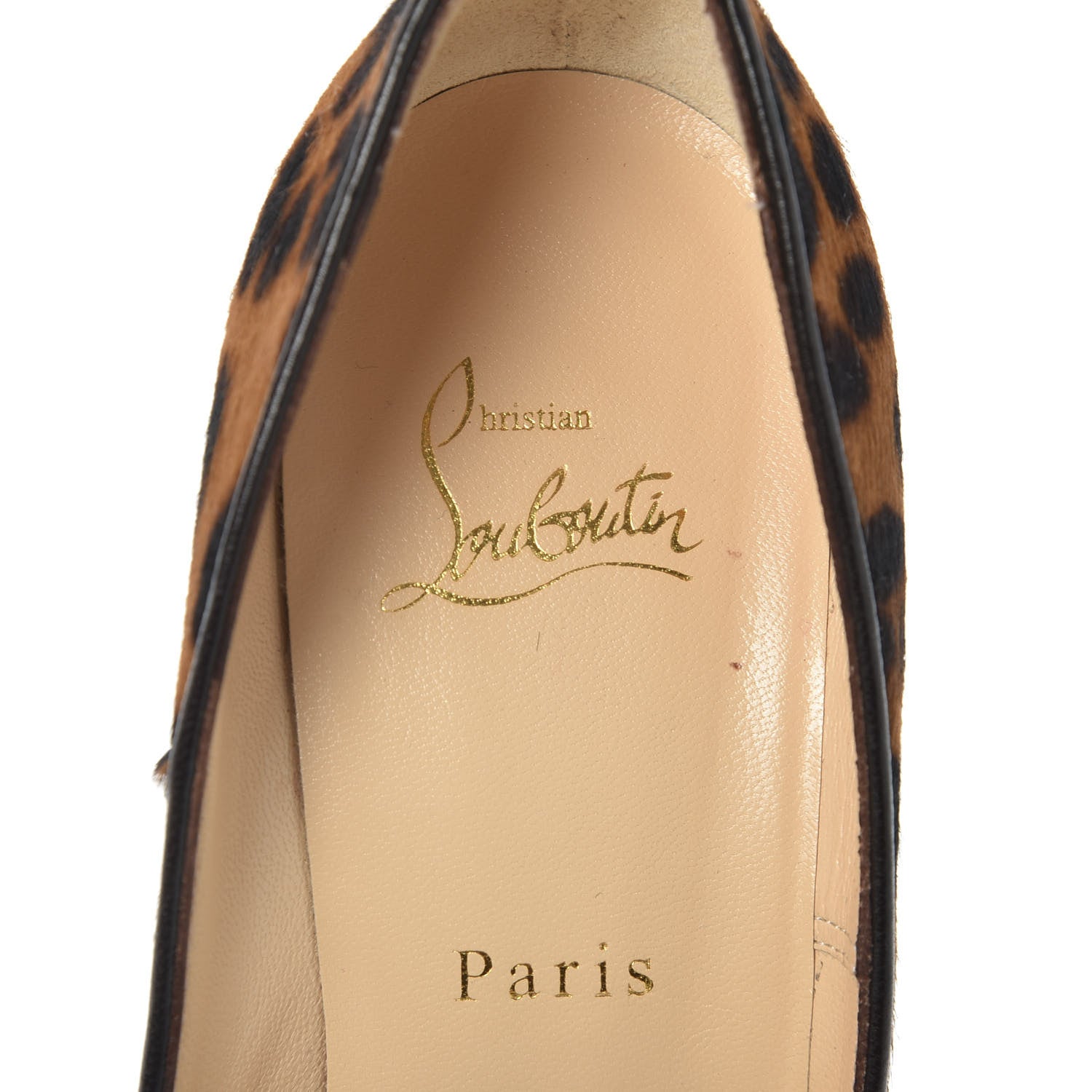 Christian Louboutin Jaguar Pony Hair So Kate 120 Pumps 38.5 Brown 7 of 11