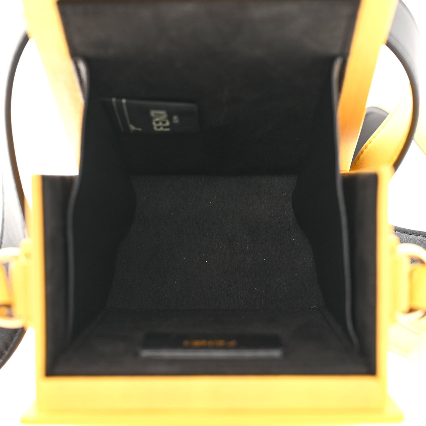 Vitello Fluffy Logo Vertical Box Yellow Box Black