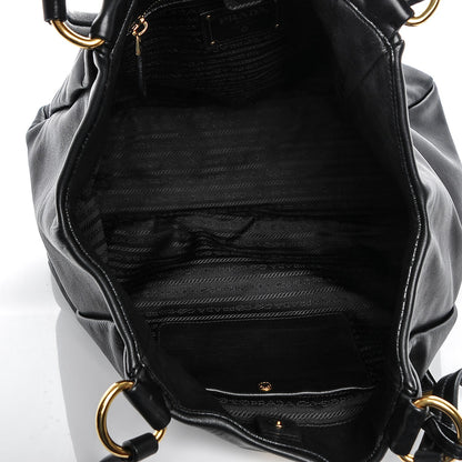Prada Soft Calf Shoulder Bag Nero Black 5 of 10