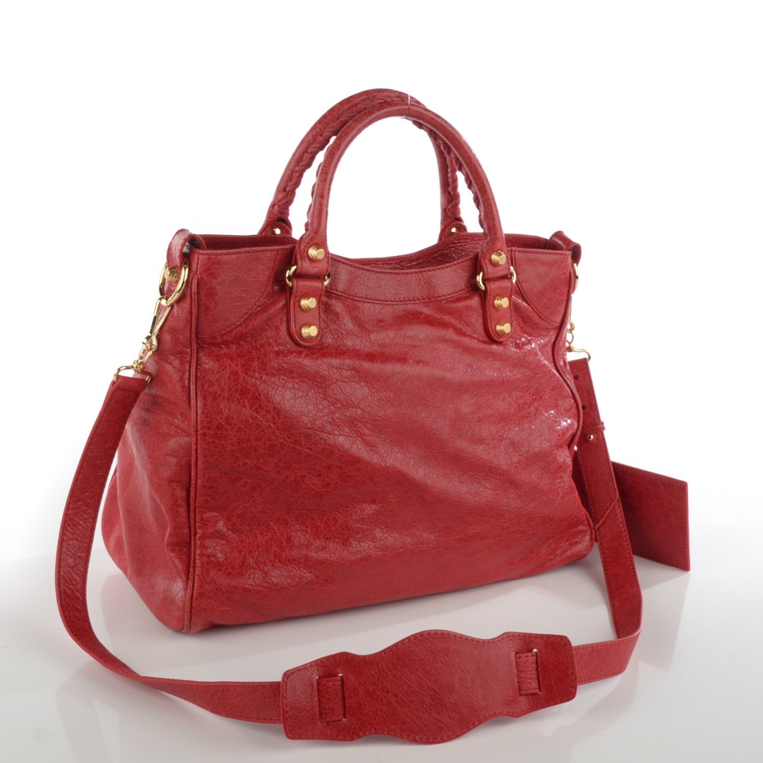 Balenciaga Agneau Giant 12 Gold Hardware Velo Rouge Cardinal 3 of 7