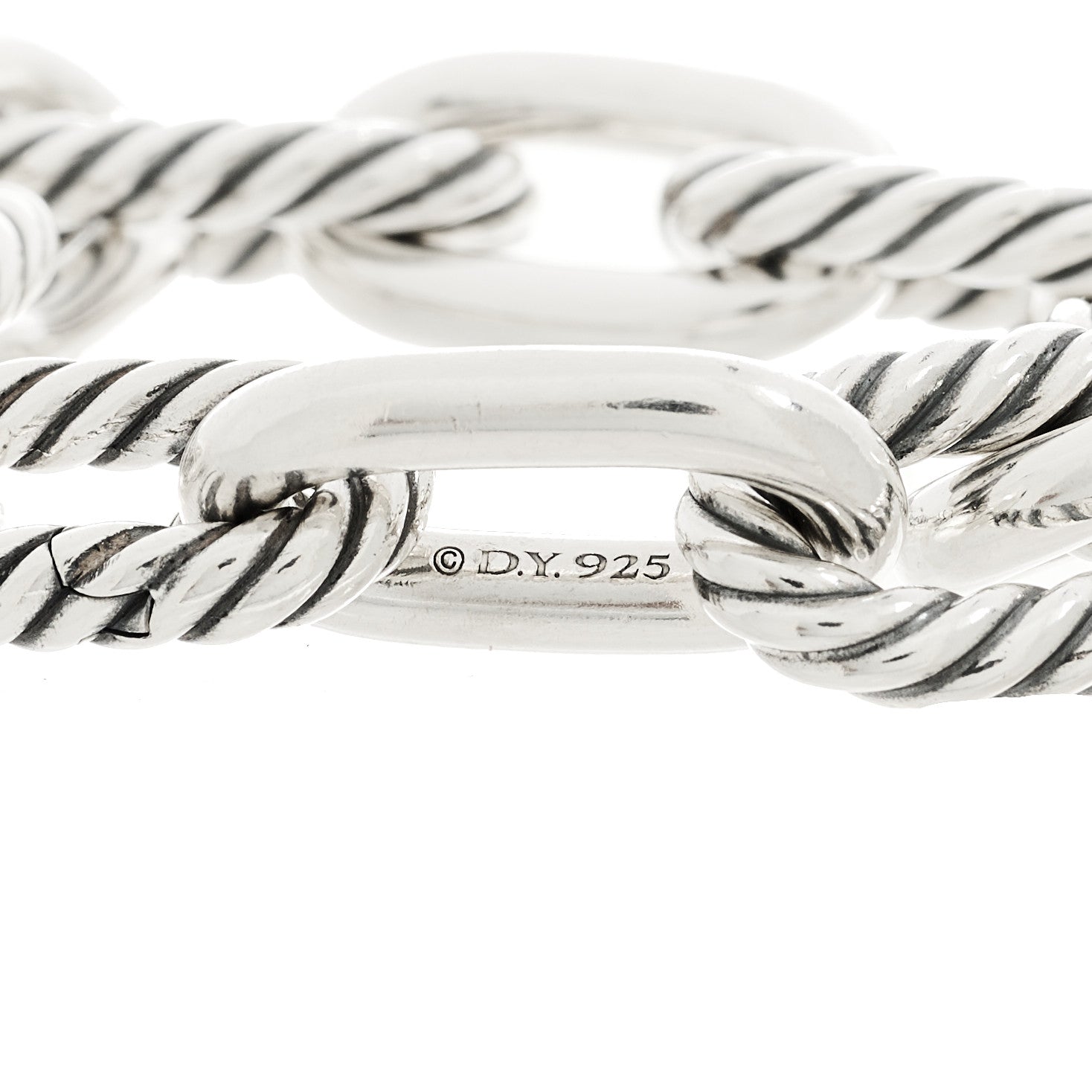 David Yurman Sterling Silver 14.5mm Madison Chain Bracelet 3 of 3