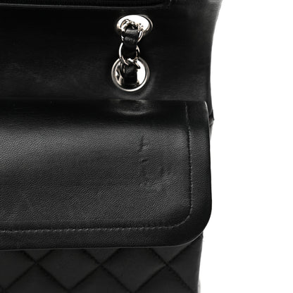 Chanel Lambskin Quilted Medium Double Flap Black 24 of 32