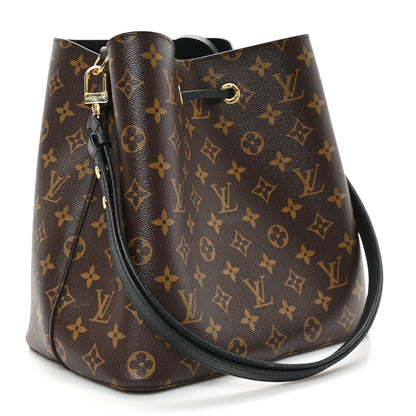 Louis Vuitton Monogram Neonoe MM Black 3 of 10