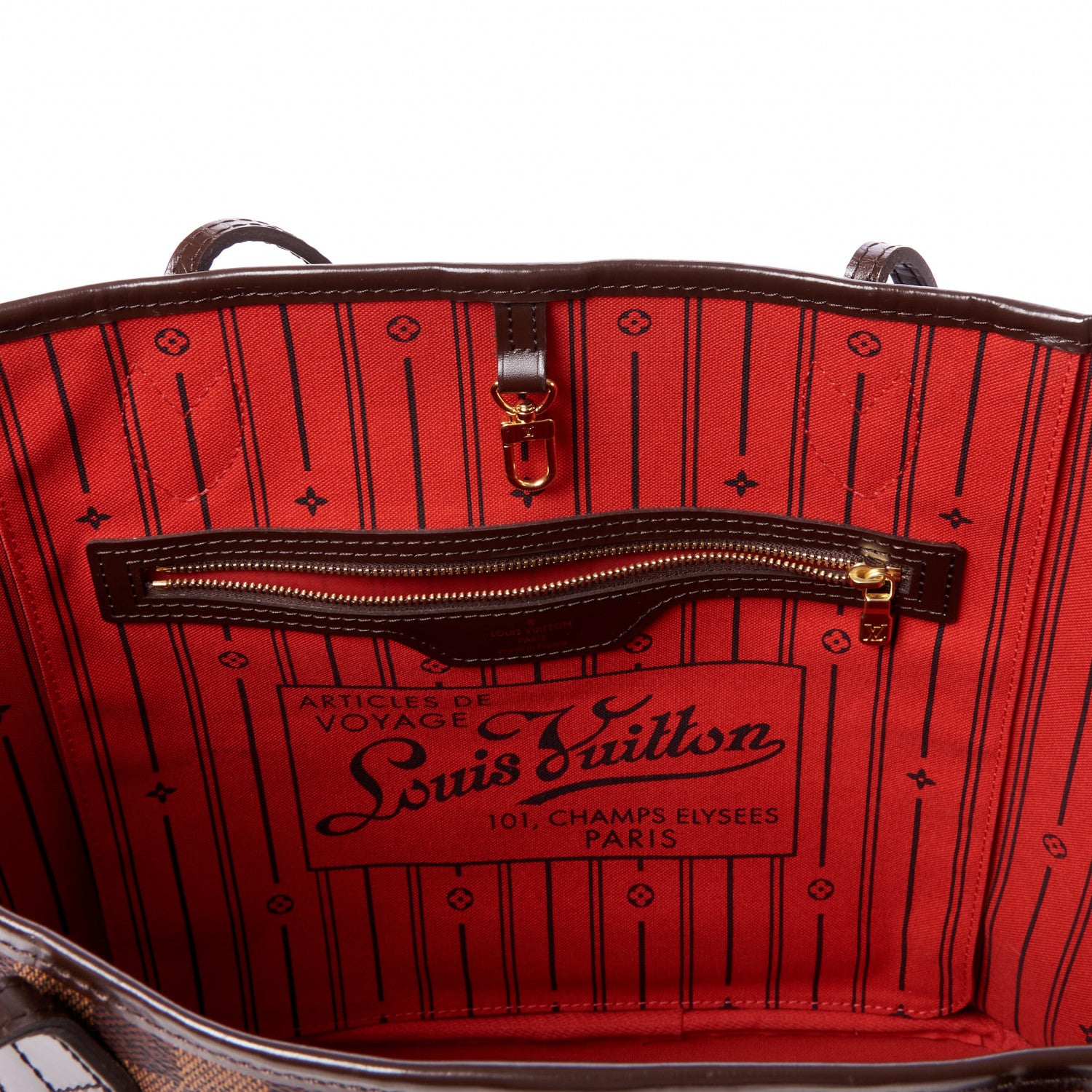 Louis Vuitton Damier Ebene Neverfull MM 7 of 7