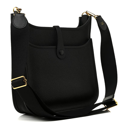 Hermes Taurillon Clemence Evelyne III PM Black 3 of 11