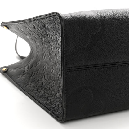 Louis Vuitton Empreinte Monogram Giant Onthego MM Black 8 of 9