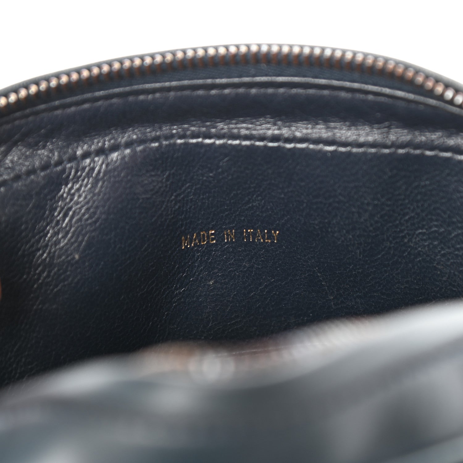 Chanel Lambskin Quilted Flap Camera Case Navy 7 of 11